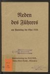 Reden des Führers am Parteitag der Ehre 1936
