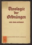 Theologie der Ordnungen