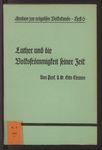 Luther und die Volksfrömmigkeit seiner Zeit