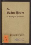 Die Reden Hitlers am Parteitag der Freiheit 1935