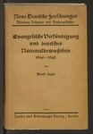 Evangelische Verkündigung und deutsches Nationalbewußtsein