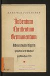 Judentum, Christentum, Germanentum