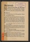 Beschlüsse der 4. Bekenntnissynode der Evangelischen Kirche der altpreußischen Union zu Breslau vom 16.-18. Dezember 1936