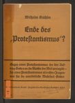 Ende des &quot;Protestantismus&quot;?