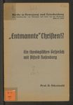 "Entmannte" Christen!?