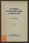 Die Geschichte der Norddeutschen Mission im Lichte der Bibel