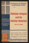 Völkische Religion und die biblische Wahrheit