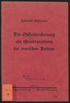 Die Säkularisierung als Grundproblem der deutschen Kultur