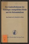 Der Landeskirchenrat der Thüringer evangelischen Kirche und  die Bekenntnisfront