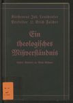 Ein theologisches Mißverständnis