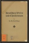 Deutsches Wesen und Christentum