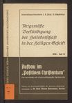 Artgemäße Verkündigung der Heilsbotschaft in der Heiligen Schrift