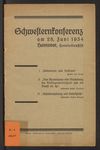 Schwesternkonferenz am 28. Juni 1934, Hannover, Henriettenstift