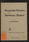 Evangelische Gedanken zu Rosenbergs 'Mythus'