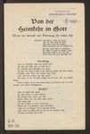 Von der Heimkehr in Gott