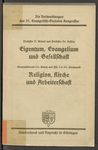 Die Verhandlungen des siebenunddreißigsten Evangelisch-Sozialen Kongresses in Breslau 10. - 12. Juni 1930